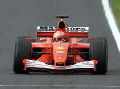 Schumi mne sa Ferrari aux avant-postes. - AFP-TOSHIFUMI KITAMURA