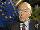 Valry Giscard d'Estaing lors de la  Convention sur l'Europe au Parlement europen de Bruxelles. - F2