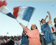 La joie des supporteurs franais - AFP-FRANCK FIFE-STF