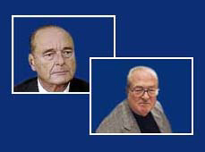 Duel Chirac-le Pen au second tour - DR