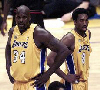 O'Neal et Bryant, fers de lance des Lakers - AFP-VINCE BUCCI