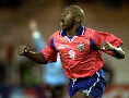 L'attaquant costaricain Paulo Wanchope - AFP - Fabian Gredillas