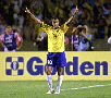 Le milieu de terrain de l'quipe brsilienne Rivaldo - AFP - Antonio Scorza