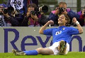 L'attaquant de l'quipe d'Italie Francesco Totti - AFP - OLIVIER MATTHYS