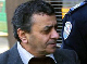 Nadir Sedrati, le 17 janvier 2001 au poste frontire de Forbach - Photo AFP/Damien Meyer-STF